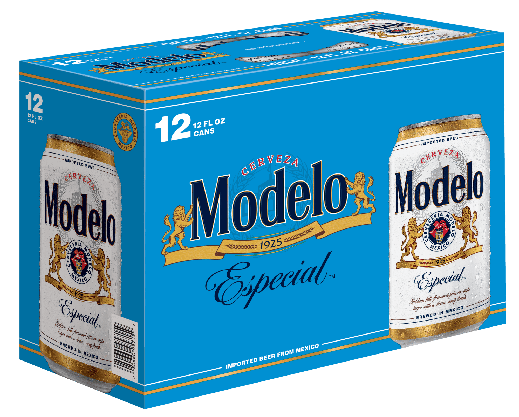 Modelo 12 pack cans