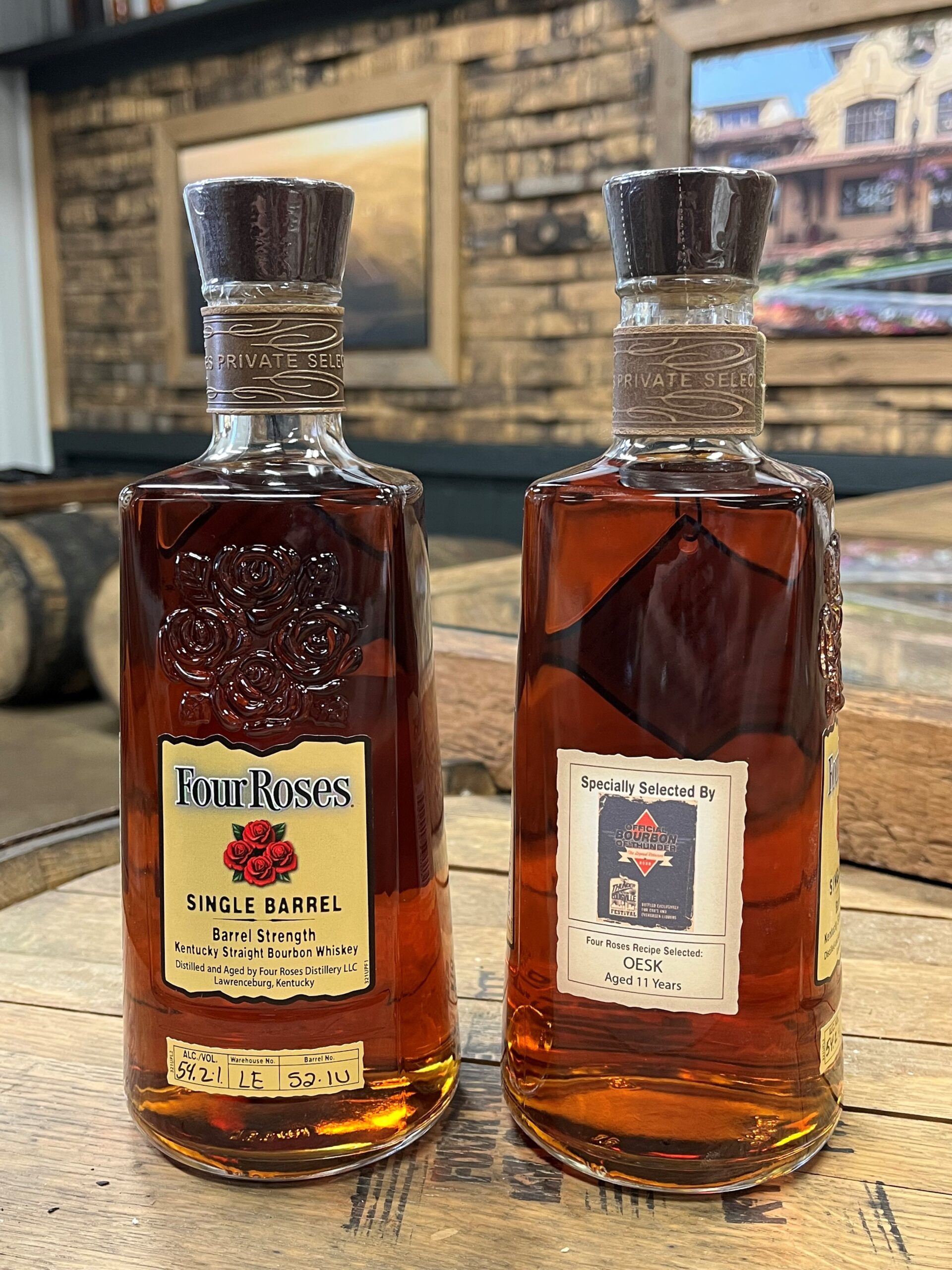Four Roses Single barrel at Cox's and Evergreen Liquors