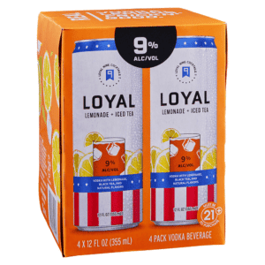 Loyal 9 Lemonade iced tea 4 pack