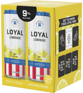 loyal 9 lemonade 4 pack